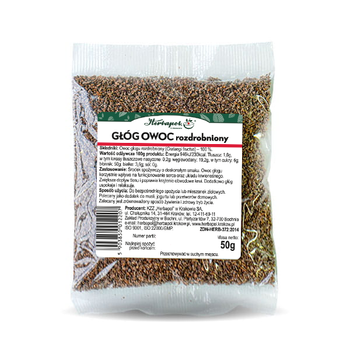 Głóg Owoc Rozdrobniony Herbapol Kraków, 50g