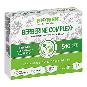 Berberine Complex+ Biowen, 15 kapsułek