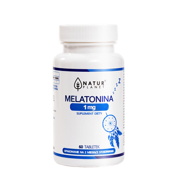 Melatonina 1mg Natur Planet, 60 tabletek