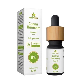 Canna Harmony Olej CBD, CBDA, CBG 8% Biowen, 10ml