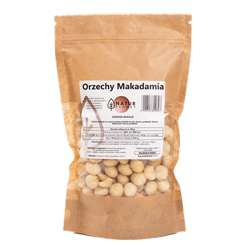 Orzechy Macadamia Natur Planet, 250 g. Data ważności: 07.2025
