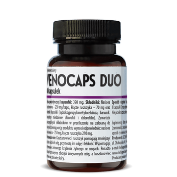 Venocaps Duo Herbapol Kraków, 60 kapsułek
