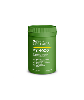 Lipocaps D3 4000 ForMeds, 60 kapsułek