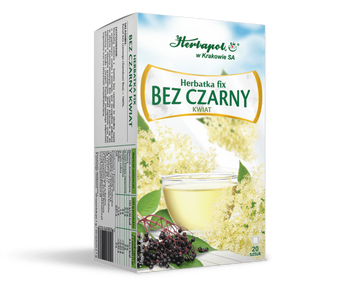 Herbatka Fix Bez Czarny Kwiat Herbapol Kraków, 20x1g