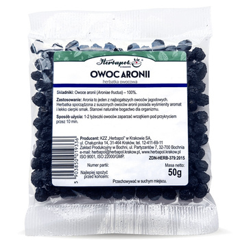 Owoc ARONII Herbapol Kraków, 50 g.