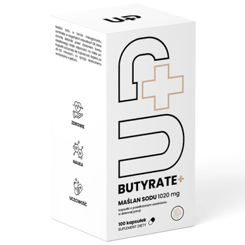 UP Butyrate+ 100 kapsułek – maślan sodu na jelita | UP Health Pharma