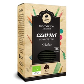 Herbata Czarna Szkolna EKO Dary Natury, 25x2g. Data ważności: 04.05.2025