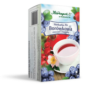 Herbatka fix BORÓWKOWA, Herbapol Kraków 20x2,5g
