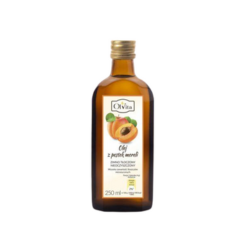 Olej z pestek moreli  zimnotłoczony witamina B17 Olvita, 250 ml