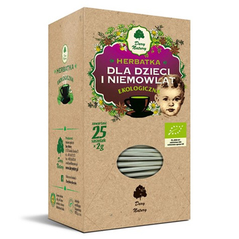 Herbatka dla dzieci i niemowląt EKO Dary Natury, 25x2g