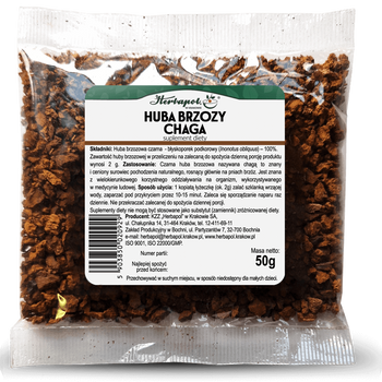 Huba Brzozy Chaga Herbapol Kraków, 50g