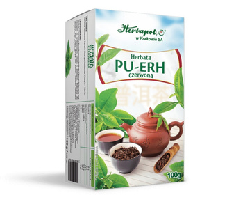 Herbata PU-ERH CZERWONA, Herbapol Kraków, 100 g.