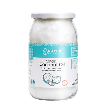 Olej Kokosowy nierafinowany Natur Planet, 900 ml