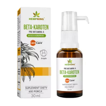 Witamina A w oleju konopnym naturalny beta-karoten Biowen, 30ml
