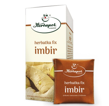 Herbatka Fix IMBIR w kopertkach Herbapol Kraków 20x2g