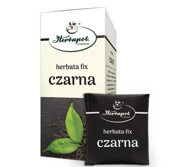 Herbatka Fix CZARNA w kopertkach Herbapol Kraków 20x1,8g