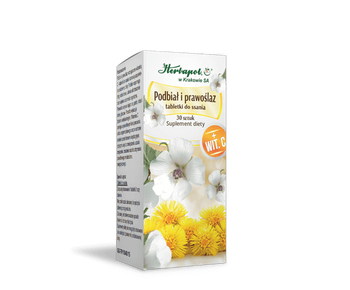 Podbiał I Prawoślaz Herbapol Kraków, 30 tabletek do ssania