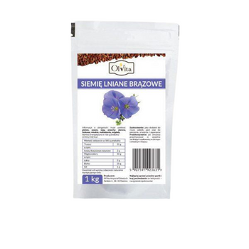 Siemię lniane brązowe, Olvita 1000 g