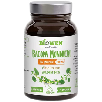 Bacopa Monnieri Biowen, 120 kapsułek