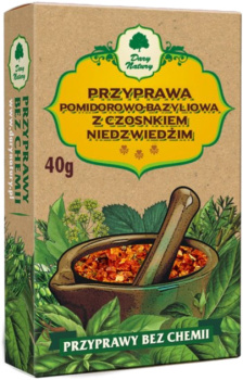 Przyprawa pomidorowo-bazyliowa z czosnkiem niedźwiedzim Dary Natury, 40g