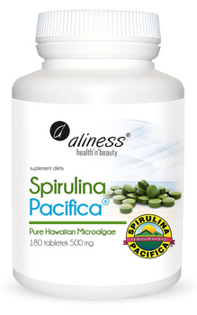 Spirulina Pacyfica® 500 mg Vege Aliness, 180 tab.