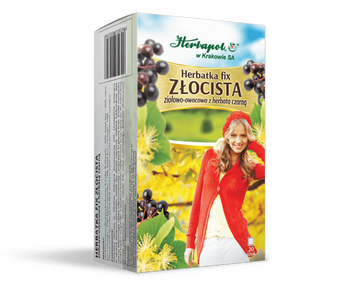 Herbatka fix ZŁOCISTA, 20 saszetek, Herbapol Kraków