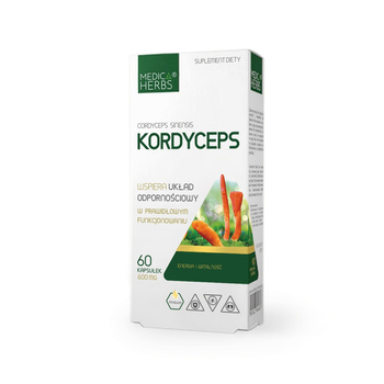 Kordyceps Medica Herbs, 60 kapsułek.
