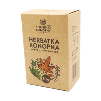Herbata konopna mięta z pomarańczą Kombinat Konopny, 30g