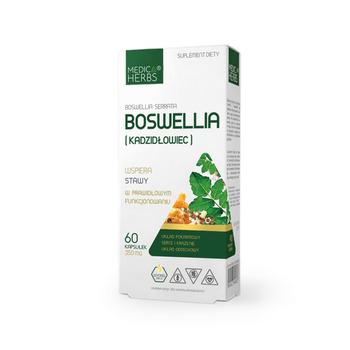 Boswellia Kadzidłowiec Medica Herbs, 60 kapsułek.