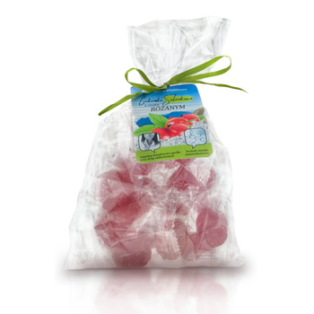 Cukierki solankowe w woreczku o smaku różanym Zdrowie Natury, 110 g