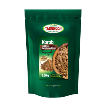 Karob proszek Targroch, 250g Krótki termin: 10,2025