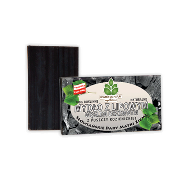 Naturalne Mydło z lipowym węglem drzewnym Powrót do Natury, 100 g