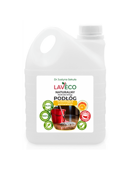 Płyn do mycia podłóg orzeźwiająca pomarańcza Laveco, 2l