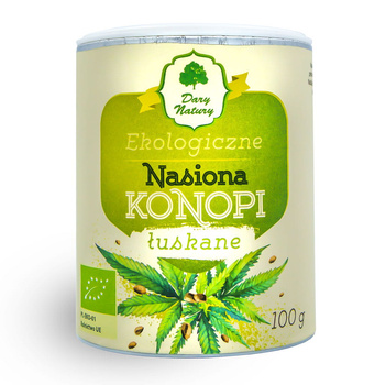 Nasiona konopi łuskane EKO Dary Natury, 100 g