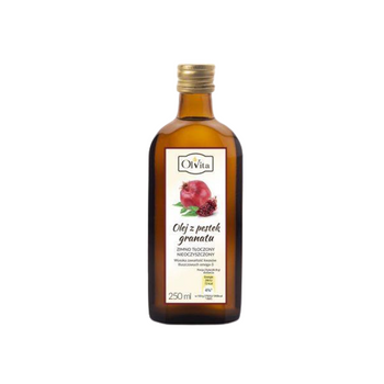 Olej z pestek granatu zimnotłoczony Olvita, 250 ml