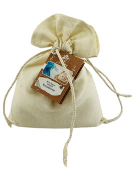 Karnalitowa sól do kąpieli z Morza Martwego w bawełnianym woreczku Zdrowie Natury, 500g