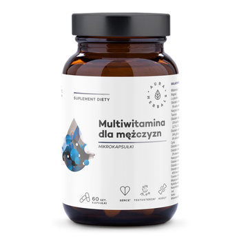 Multiwitamina dla mężczyzn, mikrokapsułki Aura Herbals, kapsułki 60 szt.