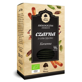 Herbata Czarna Korzenna EKO Dary Natury, 25x2g