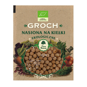 Nasiona na kiełki EKO Groch Dary Natury, 50g