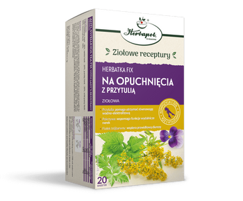 Herbatka Fix Na Opuchnięcia z Przytulią Herbapol Kraków, 20x2g