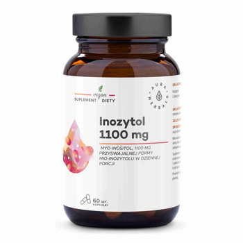 Inozytol 1100 mg Myo - Inositol 60 kaps, Aura Herbals