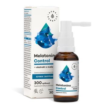 Melatonina Control + Melisa Aura Herbals, 30 ml