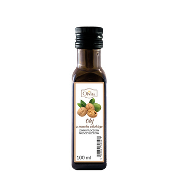 Olej z orzecha włoskiego zimnotłoczony Olvita, 100 ml