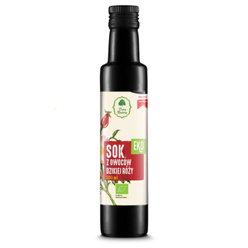 Sok z owoców dzikiej róży EKO 100% Dary Natury, 250ml