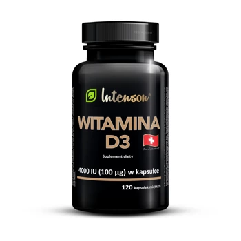 Witamina D3 4000 IU Intenson, 120 kaps.